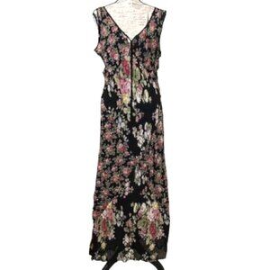 Paradise Petite Originals floral maxi sleeveless dress